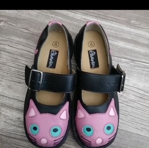 Anarchy TUK cat kitty maryjane platform shoes.